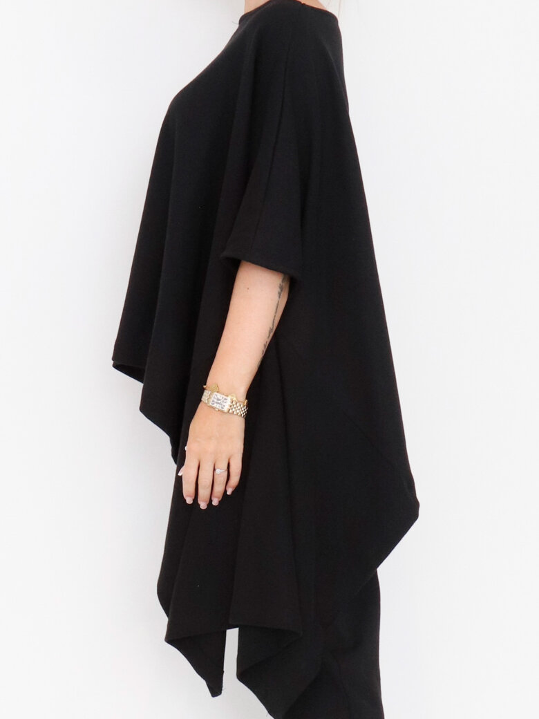 Sort Aarhus - Asymmetric blouse