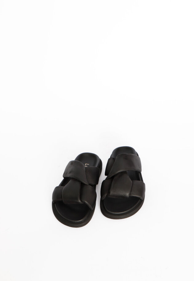 Lofina - Sandal with twist detailing and leather sole