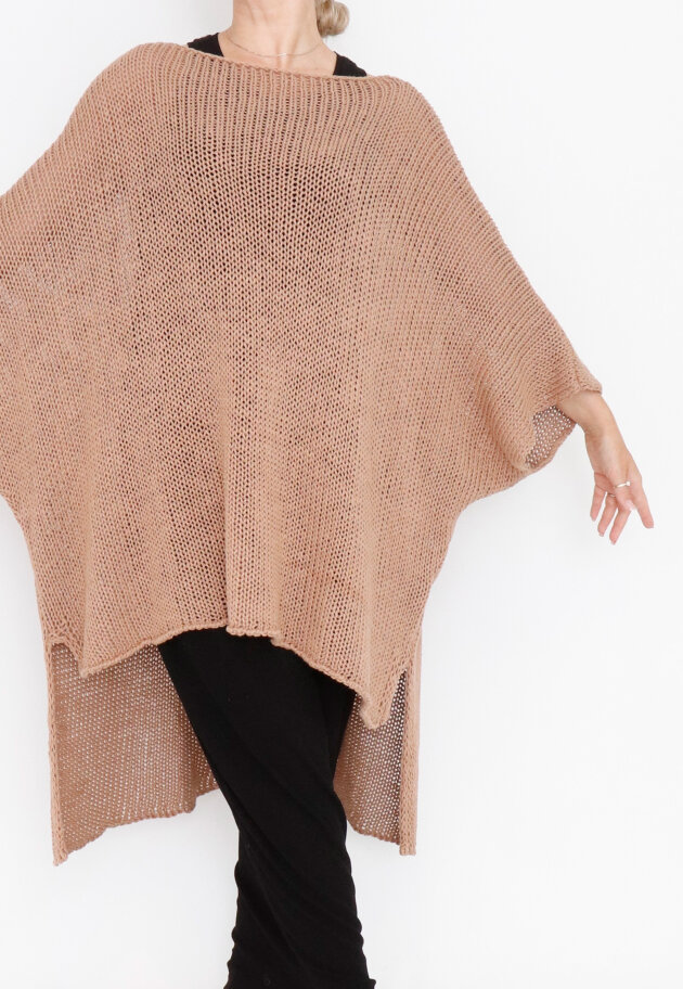 Sort Aarhus - Oversized knit blouse