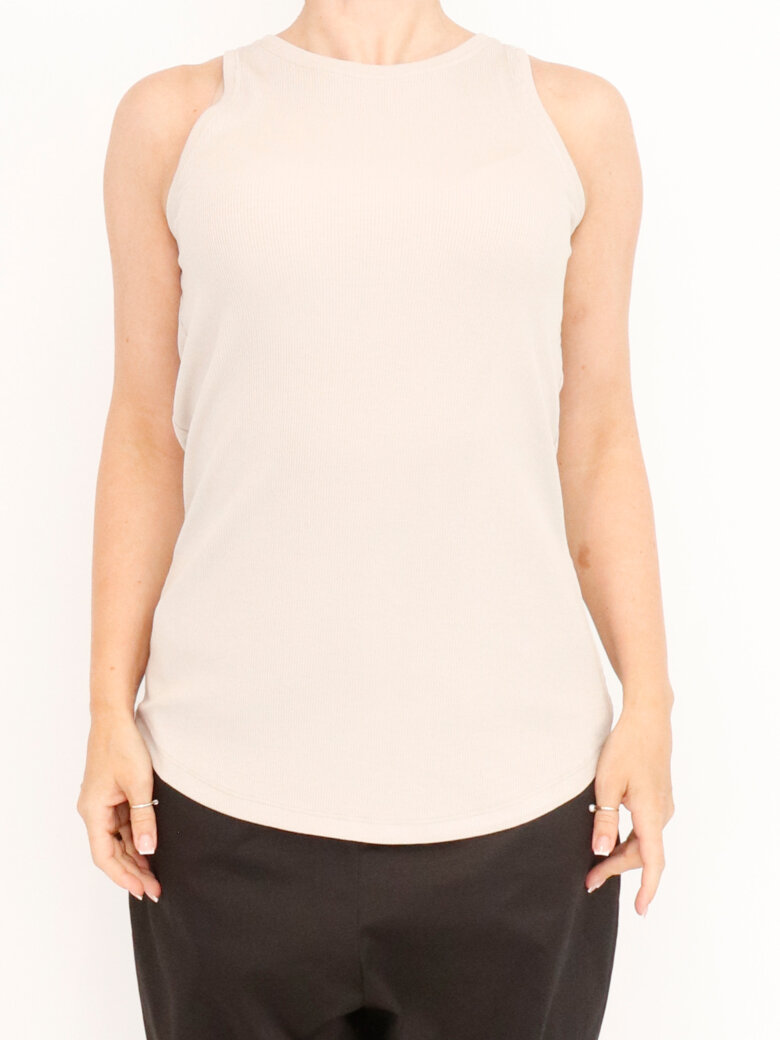 Sort Aarhus - Top in soft ribbed viscose