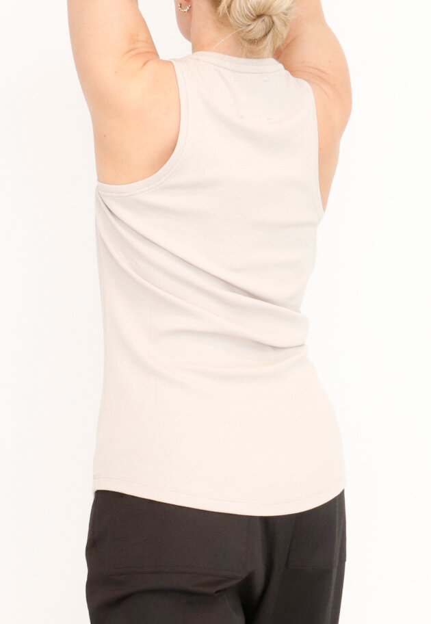 Sort Aarhus - Top in soft ribbed viscose