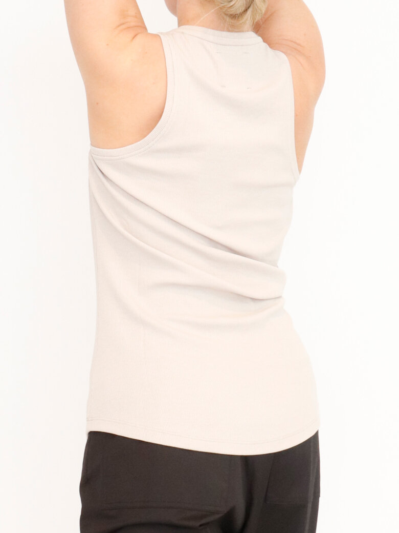 Sort Aarhus - Top in soft ribbed viscose