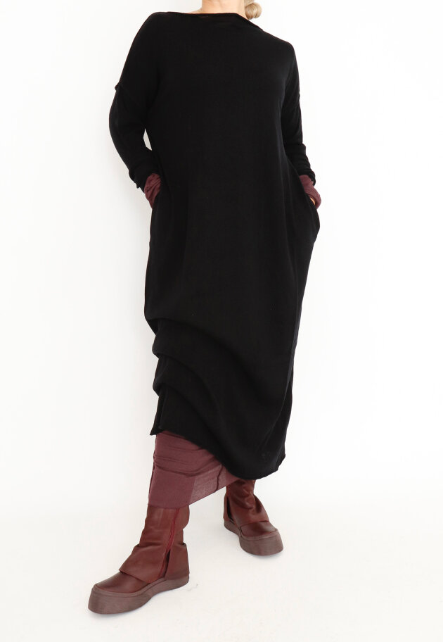 Sort Aarhus - Knit dress in wool