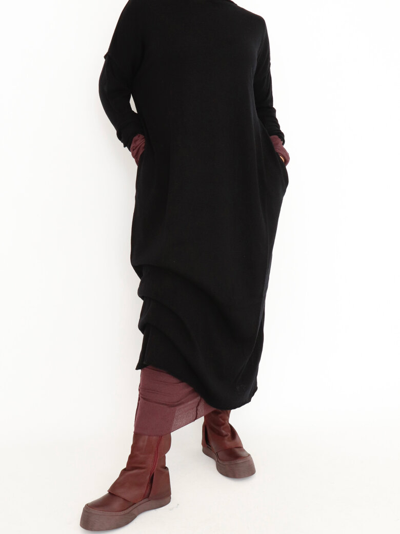 Sort Aarhus - Knit dress in wool