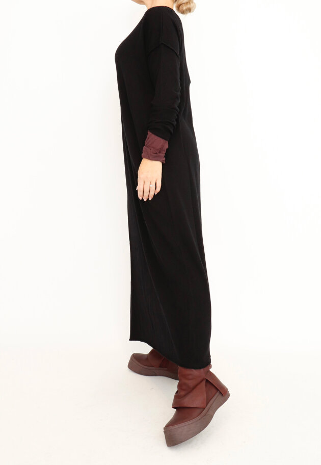 Sort Aarhus - Knit dress in wool