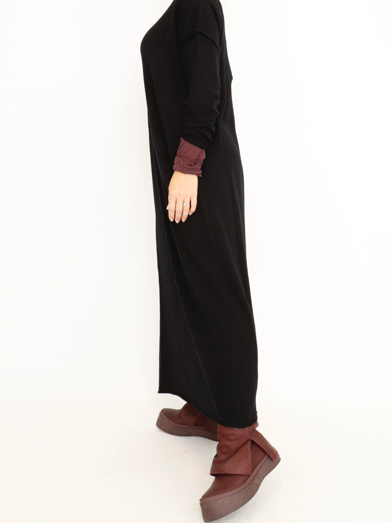 Sort Aarhus - Knit dress in wool