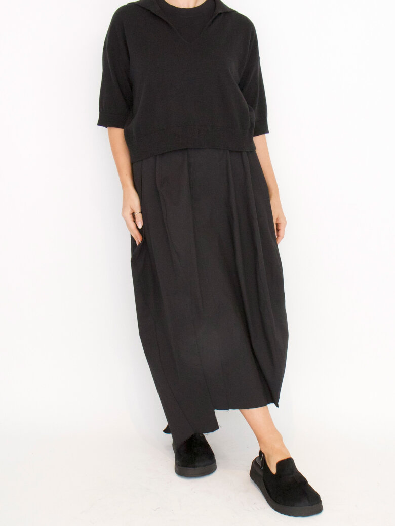 Sort Aarhus - Elegant maxi skirt 