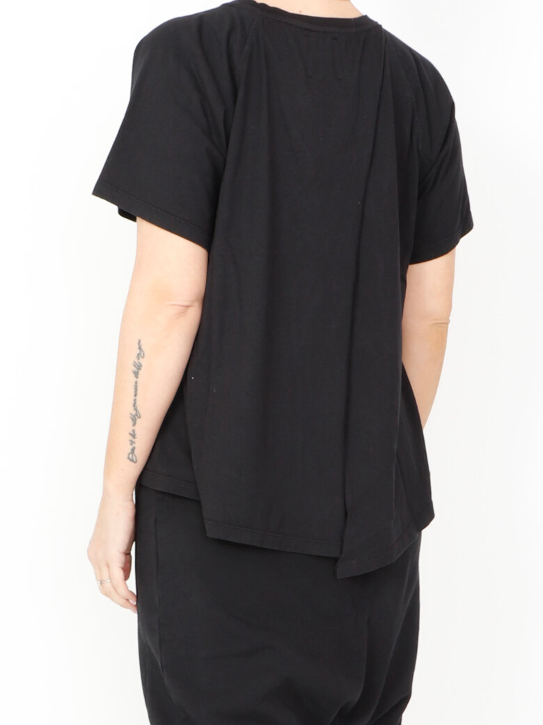 Sort Aarhus - T-shirt with open back