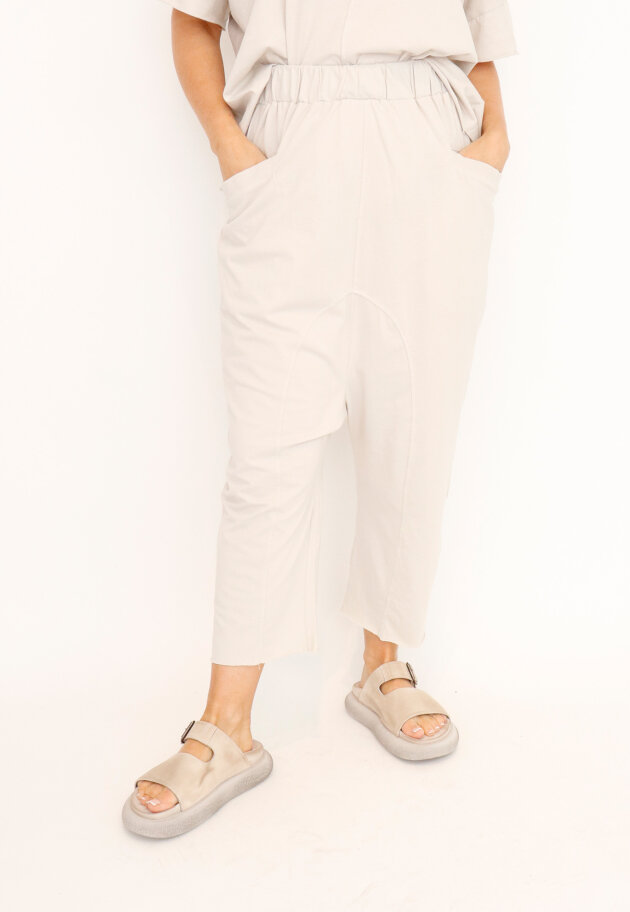 Sort Aarhus - 3/4-length baggy pants