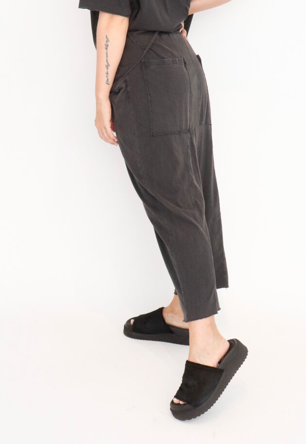 Sort Aarhus - 3/4-length baggy pants