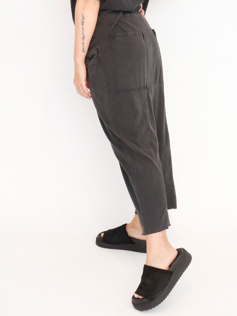 Sort Aarhus - 3/4-length baggy pants